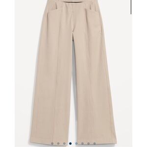 Old Navy High-Waisted Pull-On Pixie Wide-Leg Pants Khaki XS